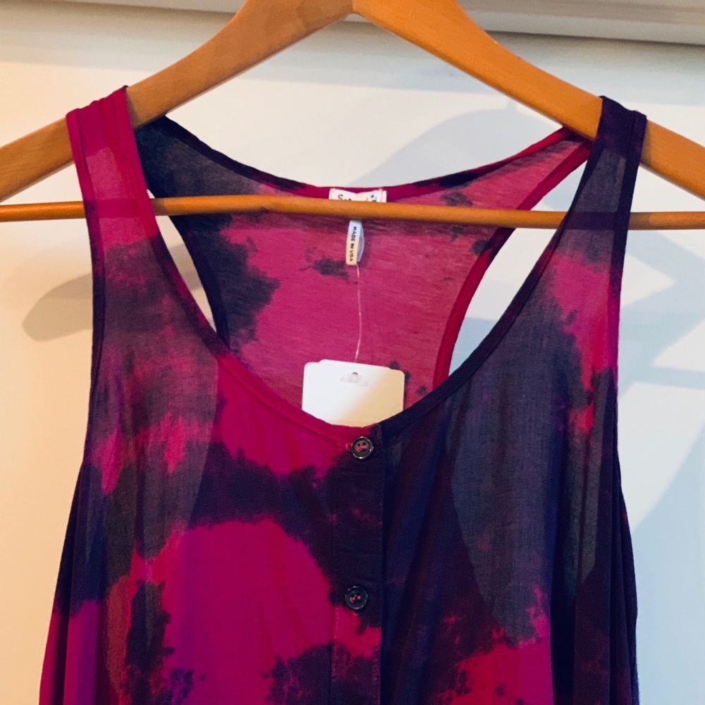 Splendid Racerback Button Up Tank - NWT - Picture 2 of 8